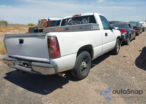 2004 Chevrolet Silverado 1500 из США, поврежденный, VIN 1GCEC14X34Z290004